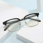 Lentes Descanso Virash Clubmaster - Estilo Ejecutivo Luz Azul - Imagen 4