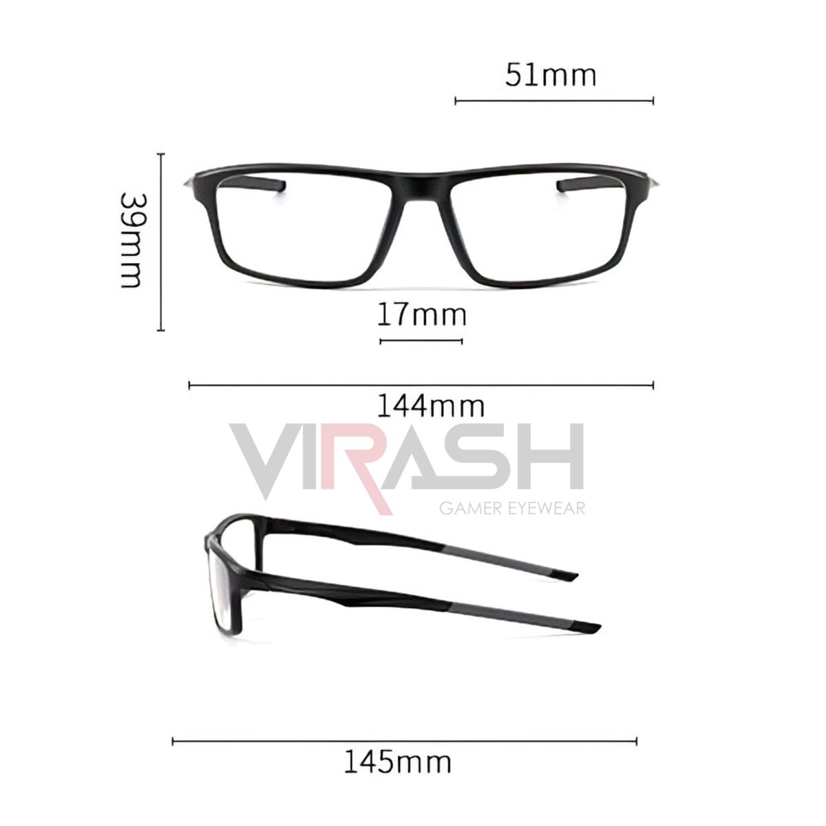 Lentes Gamer Blue Light Shield 2- Virash - Imagen 4
