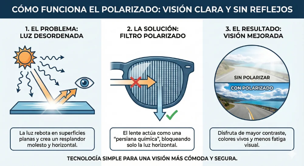 Comparativa Lente Polarizado Prime